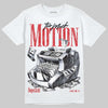 Jordan 12 Bloodline DopeSkill T-Shirt Too Much Motion Graphic Streetwear - White