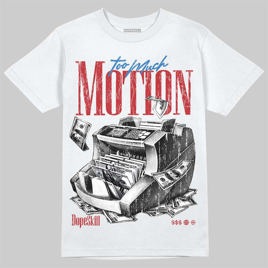 Jordan 8 Bugs Bunny DopeSkill T-Shirt Too Much Motion Graphic Streetwear - White