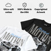 Cool Grey 11s DopeSkill T-Shirt Too Much Motion Graphic