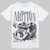 Jordan 9 Flint Grey DopeSkill T-Shirt Too Much Motion Graphic Streetwear - White 