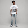 Flint Grey 9s DopeSkill T-Shirt Too Much Motion Graphic