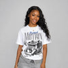 Flint Grey 9s DopeSkill T-Shirt Too Much Motion Graphic