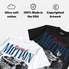 French Blue 12s DopeSkill T-Shirt Too Much Motion Graphic