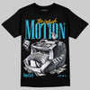 Jordan 11 Gamma Blue DopeSkill T-Shirt Too Much Motion Graphic Streetwear - Black