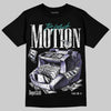 Jordan 5 Grape DopeSkill T-Shirt Too Much Motion Graphic Streetwear - Black