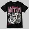Jordan 4 Iced Carmine DopeSkill T-Shirt Too Much Motion Graphic Streetwear - Black