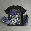 Lakers 4s DopeSkill T-Shirt Too Much Motion Graphic