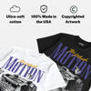Lakers 4s DopeSkill T-Shirt Too Much Motion Graphic