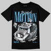 Jordan 11 Retro Legend Blue DopeSkill T-Shirt Too Much Motion Graphic Streetwear - Black