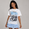 Legend Blue 11s DopeSkill T-Shirt Too Much Motion Graphic