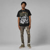 Medium Olive 3s DopeSkill T-Shirt Too Much Motion Graphic