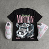 Medium Soft Pink 4s DopeSkill T-Shirt Too Much Motion Graphic