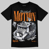 Jordan 3 Orange Citrus DopeSkill T-Shirt Too Much Motion Graphic Streetwear - Black