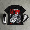 Space Jam 9s DopeSkill T-Shirt Too Much Motion Graphic