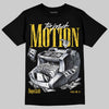 Jordan 4 Thunder DopeSkill T-Shirt Too Much Motion Graphic Streetwear - Black