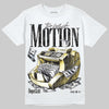 Jordan 4 Thunder DopeSkill T-Shirt Too Much Motion Graphic Streetwear - White