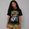 Black Tour Yellow AJ 4 Thunder DopeSkill T-Shirt Too Much Motion Graphic