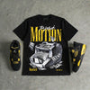 Black Tour Yellow AJ 4 Thunder DopeSkill T-Shirt Too Much Motion Graphic