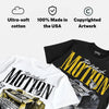 Black Tour Yellow AJ 4 Thunder DopeSkill T-Shirt Too Much Motion Graphic