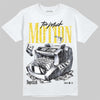Jordan 4 Tour Yellow DopeSkill T-Shirt Too Much Motion Graphic Streetwear - White