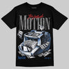 Jordan 3 True Blue DopeSkill T-Shirt Too Much Motion Graphic Streetwear  Black