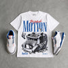 True Blue 3s DopeSkill T-Shirt Too Much Motion Graphic