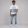 UNC 11s DopeSkill T-Shirt Too Much Motion Graphic