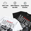 White Cement 4s DopeSkill T-Shirt Too Much Motion Graphic