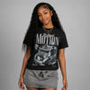 White Metallic 5s DopeSkill T-Shirt Too Much Motion Graphic