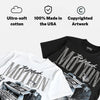 White Metallic 5s DopeSkill T-Shirt Too Much Motion Graphic