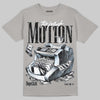 Jordan 5 Wolf Grey DopeSkill T-Shirt Too Much Motion Graphic Streetwear - Gravel