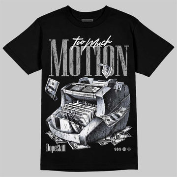 Dunk Panda White Black DopeSkill T-Shirt Too Much Motion Graphic Streetwear - Black