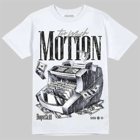 Dunk Panda White Black DopeSkill T-Shirt Too Much Motion Graphic Streetwear - White 