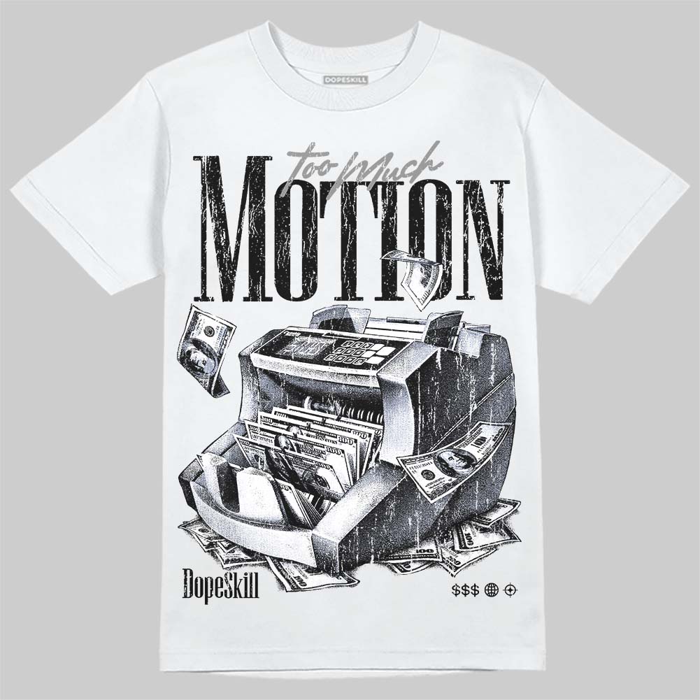 Dunk Panda White Black DopeSkill T-Shirt Too Much Motion Graphic Streetwear - White 