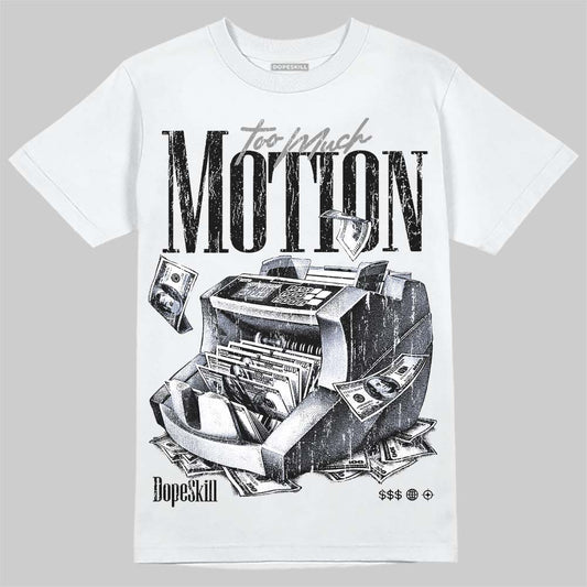 Dunk Panda White Black DopeSkill T-Shirt Too Much Motion Graphic Streetwear - White 