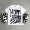 Dunk Panda White Black DopeSkill T-Shirt Too Much Motion Graphic