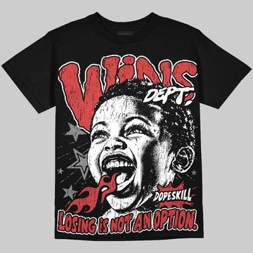 Dunk Panda DopeSkill Oversize Print T-Shirt Wins Dept Graphic Streetwear - Black