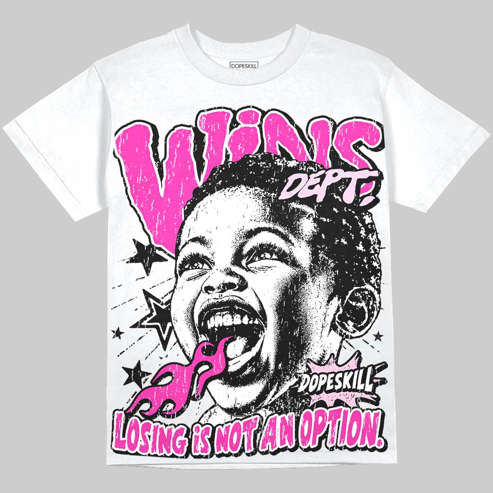 Dunk Triple Pink DopeSkill Oversize Print T-Shirt Wins Dept Graphic Streetwear - White