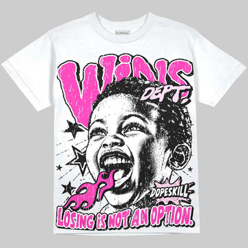 Dunk Triple Pink DopeSkill Oversize Print T-Shirt Wins Dept Graphic Streetwear - White