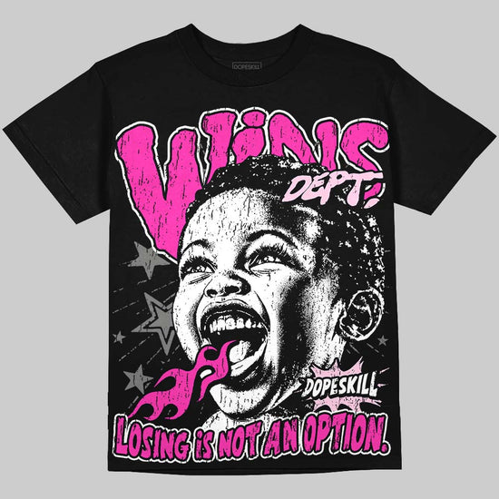 Dunk Triple Pink DopeSkill Oversize Print T-Shirt Wins Dept Graphic Streetwear - Black