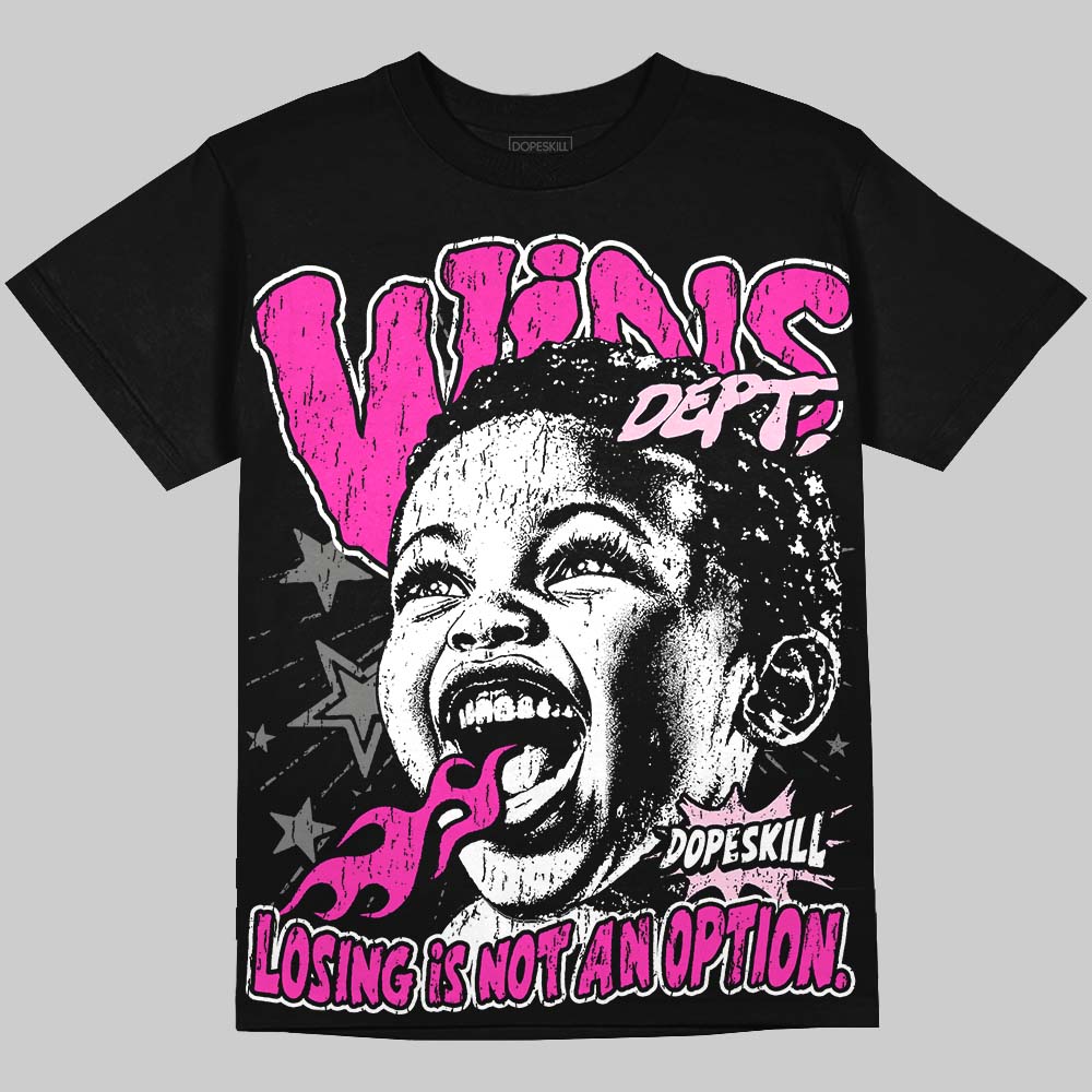 Dunk Triple Pink DopeSkill Oversize Print T-Shirt Wins Dept Graphic Streetwear - Black