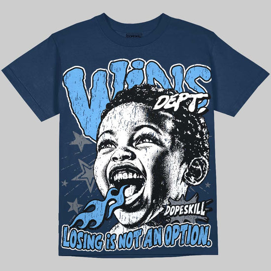 Jordan 13 Flint DopeSkill Oversize Print T-Shirt Wins Dept Graphic Streetwear - Navy