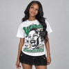 Forest Green 14s DopeSkill Oversize Print T-Shirt Wins Dept Graphic
