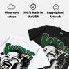 Forest Green 14s DopeSkill Oversize Print T-Shirt Wins Dept Graphic