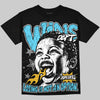 Jordan 11 Gamma Blue DopeSkill Oversize Print T-Shirt Wins Dept Graphic Streetwear - Black