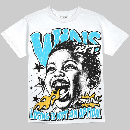Jordan 11 Gamma Blue DopeSkill Oversize Print T-Shirt Wins Dept Graphic Streetwear - White