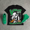 Green Screen 11s DopeSkill Oversize Print T-Shirt Wins Dept Graphic
