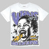 Jordan 4 Lakers DopeSkill Oversize Print T-Shirt Wins Dept Graphic Streetwear - White