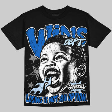 Jordan 11 Space Jam DopeSkill Oversize Print T-Shirt Wins Dept Graphic Streetwear - Black