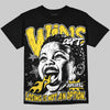 Jordan 4 Thunder DopeSkill Oversize Print T-Shirt Wins Dept Graphic Streetwear - Black